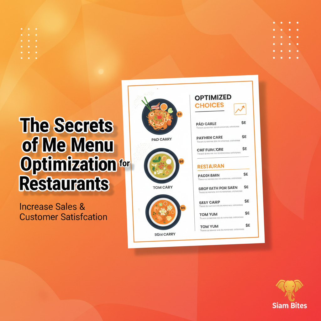 Thai Restaurant Menu Optimization: Boost Sales with Best Dishes